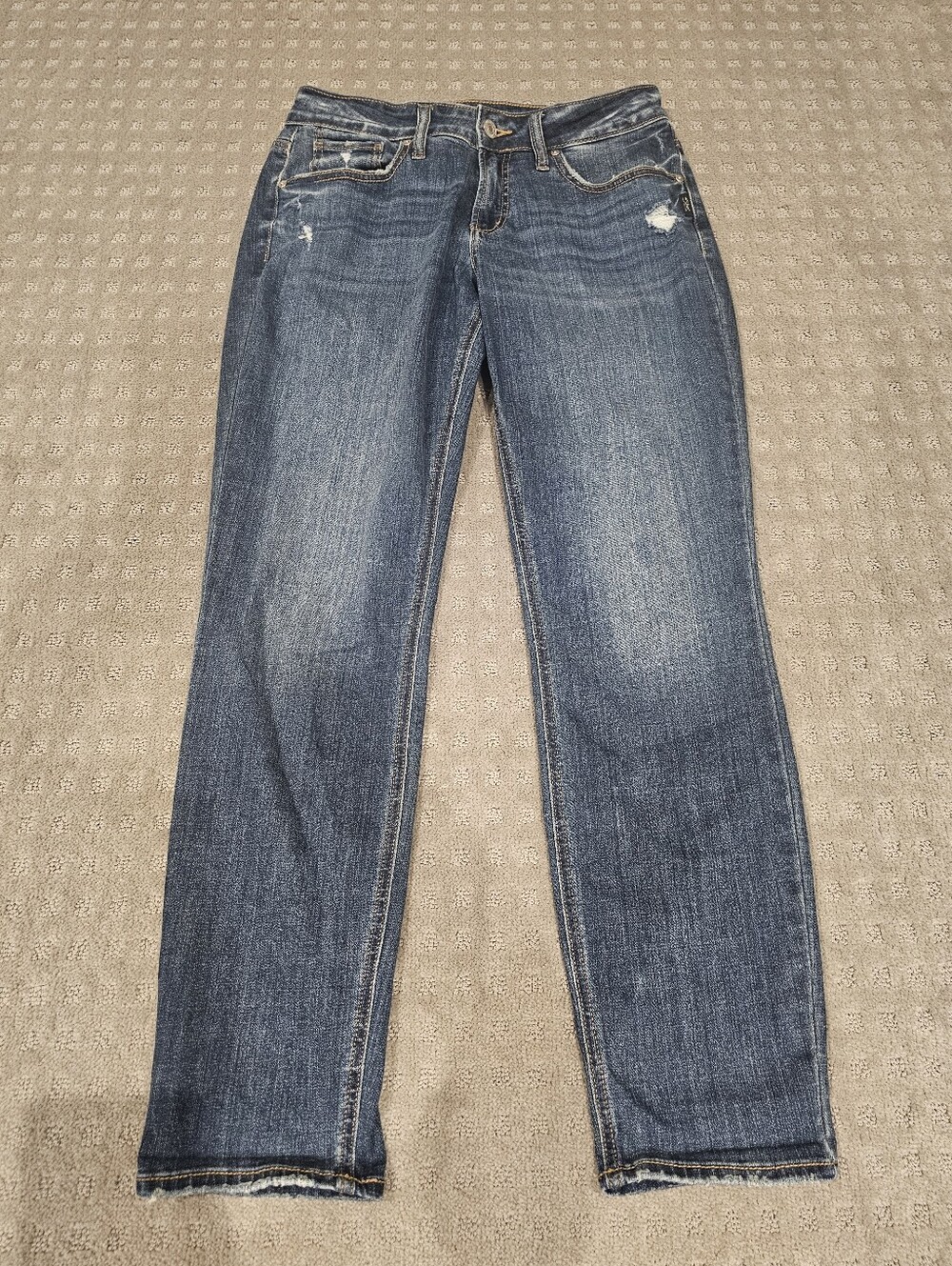 Silver Boyfriend Jeans, Size 29